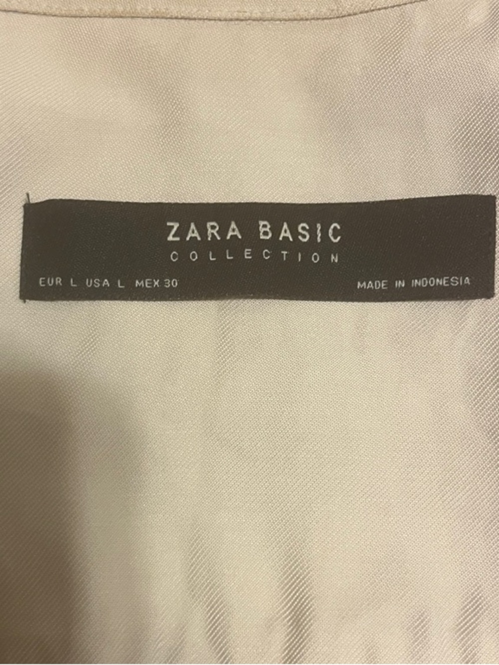 Zara Light Beige Zip-Front Drawstring Utility Jacket - Picture 5 of 14